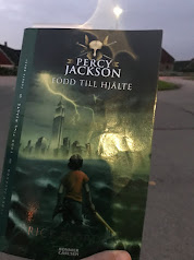 Bild på omslaget, gatlyktor runt om boken blänker i omslaget.